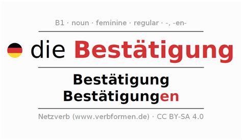 betätigung englisch|confirmed in german.